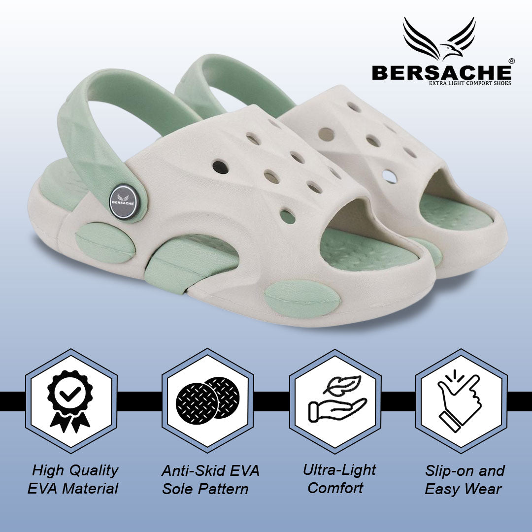 Bersache Extra Soft Classic Casual CHAPPAL with  Regular wear with Ultra Soft & Flexibility Technology Flip-Flop for Kids's-Beige-6318.