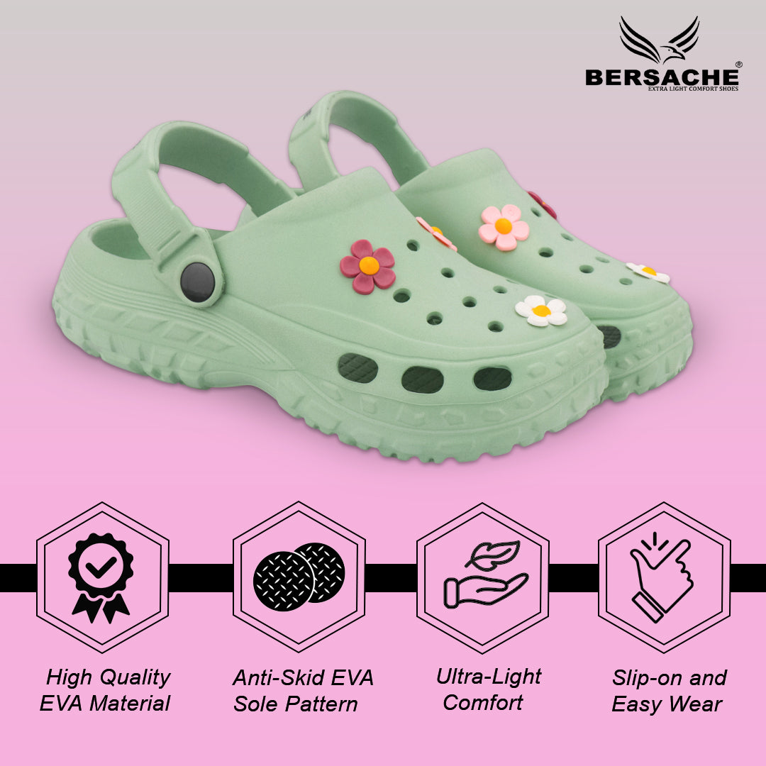 Bersache Extra Soft Classic Casual CHAPPAL with  Regular wear with Ultra Soft & Flexibility Technology  Slippers for Women's-(6299-Green).