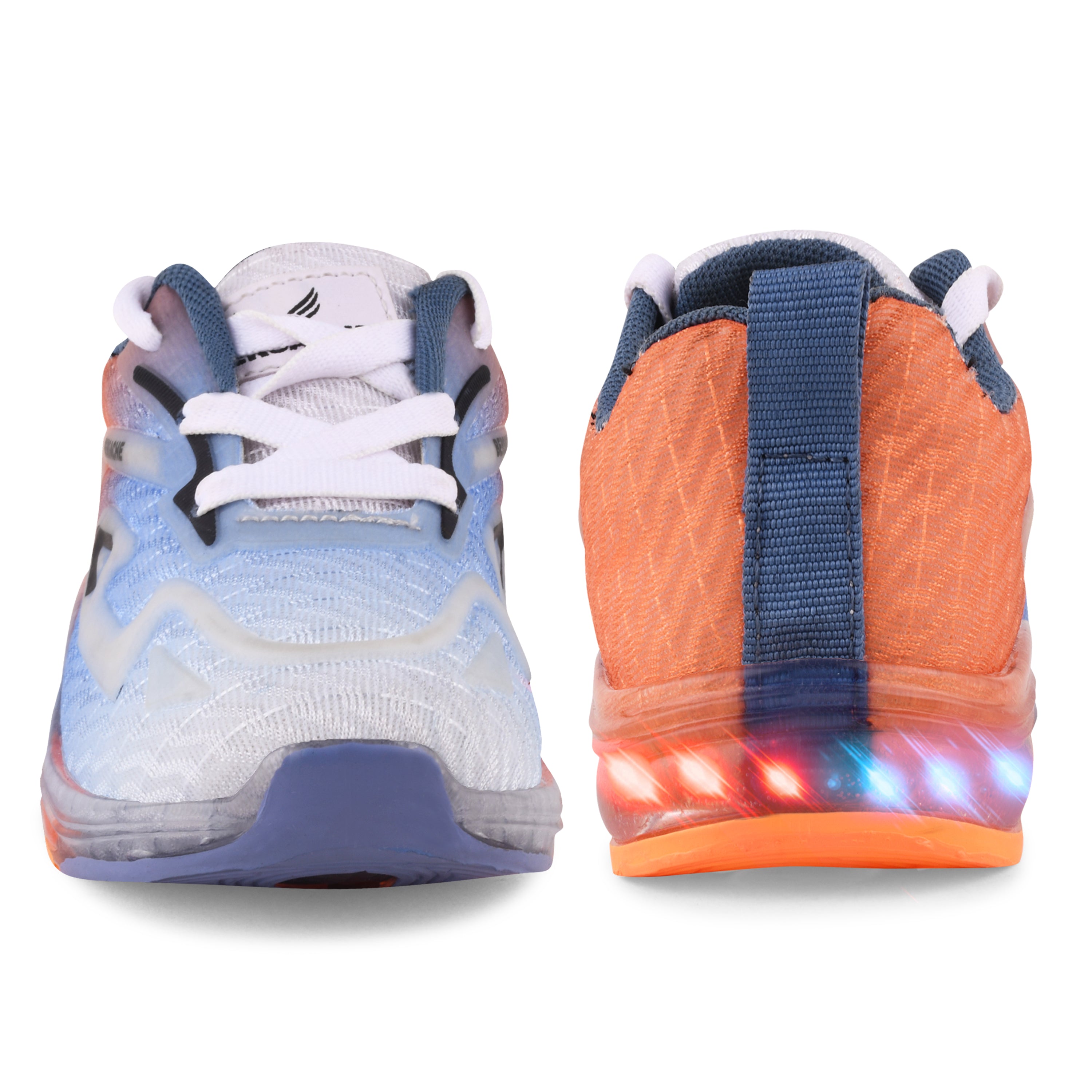 Bersache Premium Sports,walking,Gym,cricket,Trending Running Shoes For Kid's - Orange -8032.