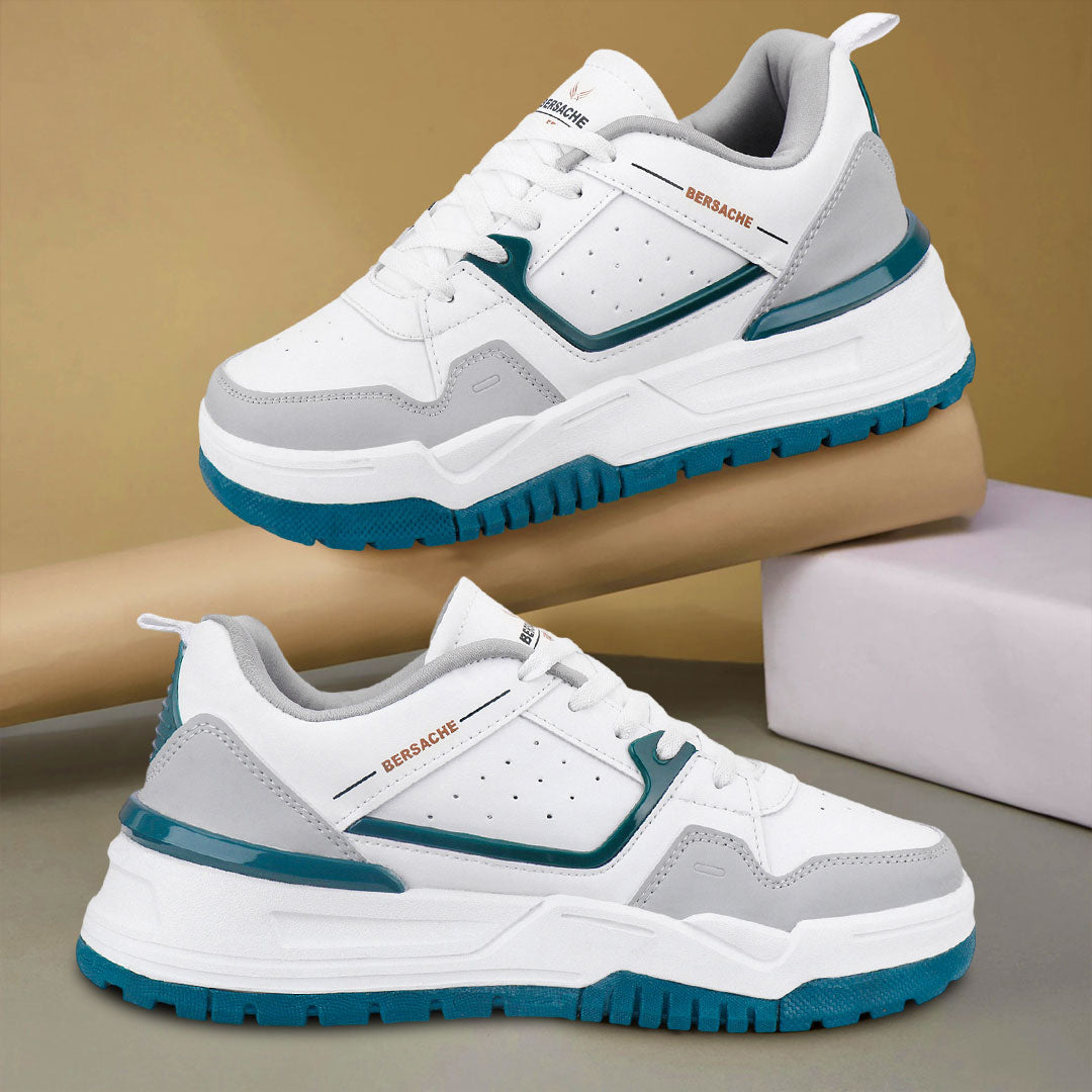 Bersache Premium Sports ,walking,Gym,cricket, Trending  Running Shoes For Men's (White-9219).