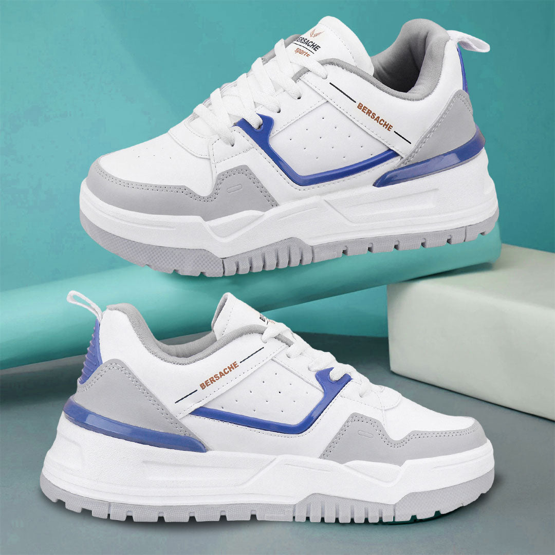 Bersache Premium Sports ,walking,Gym,cricket, Trending  Running Shoes For Men's (White-9221)