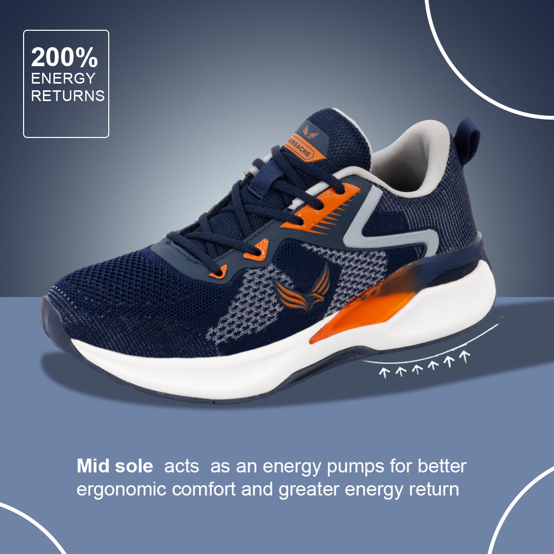 Bersache Sneaker, Loafers ,Casual With Extra Comfort Sneakers For Mens (9202-Blue).