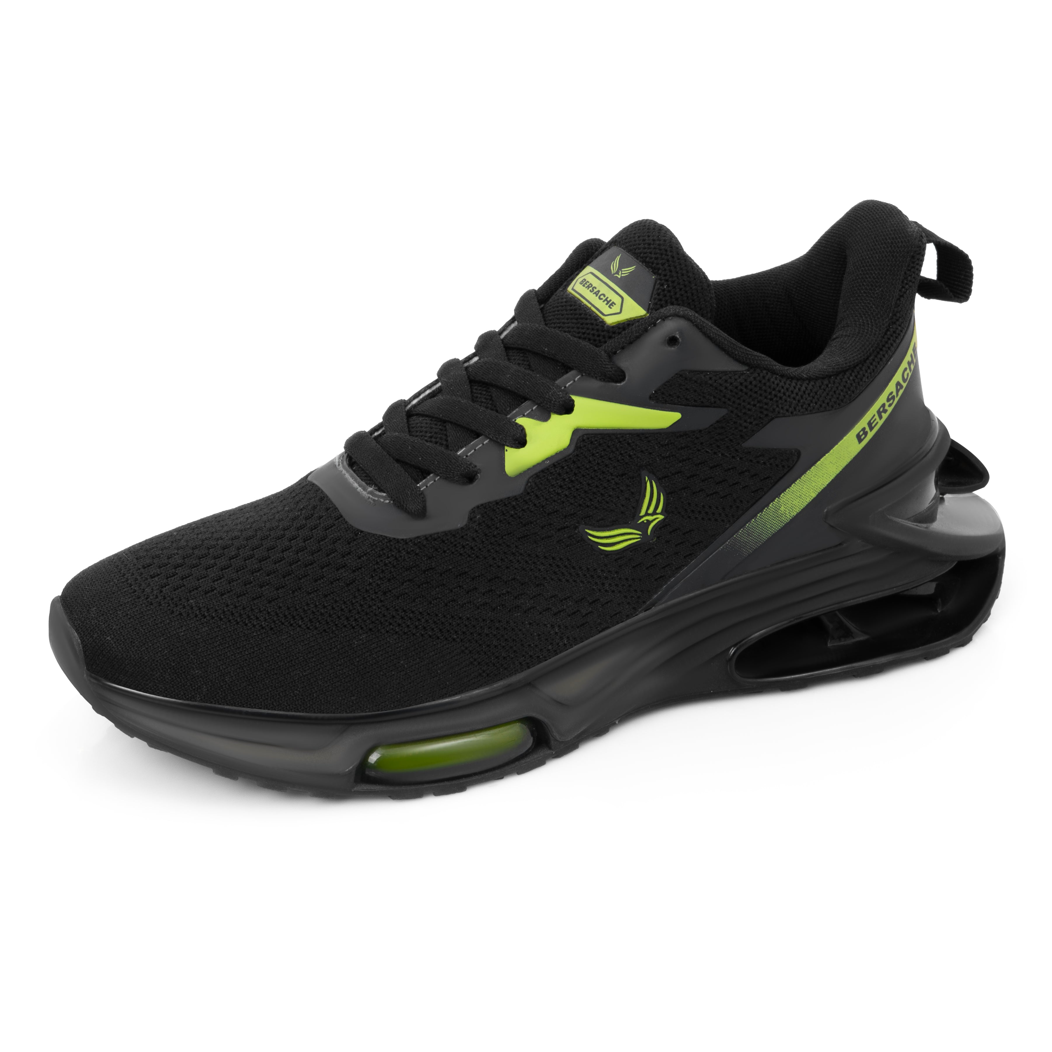 Bersache Premium Sports ,Gym, Trending Stylish Running Shoes For Men  (9195-Black).