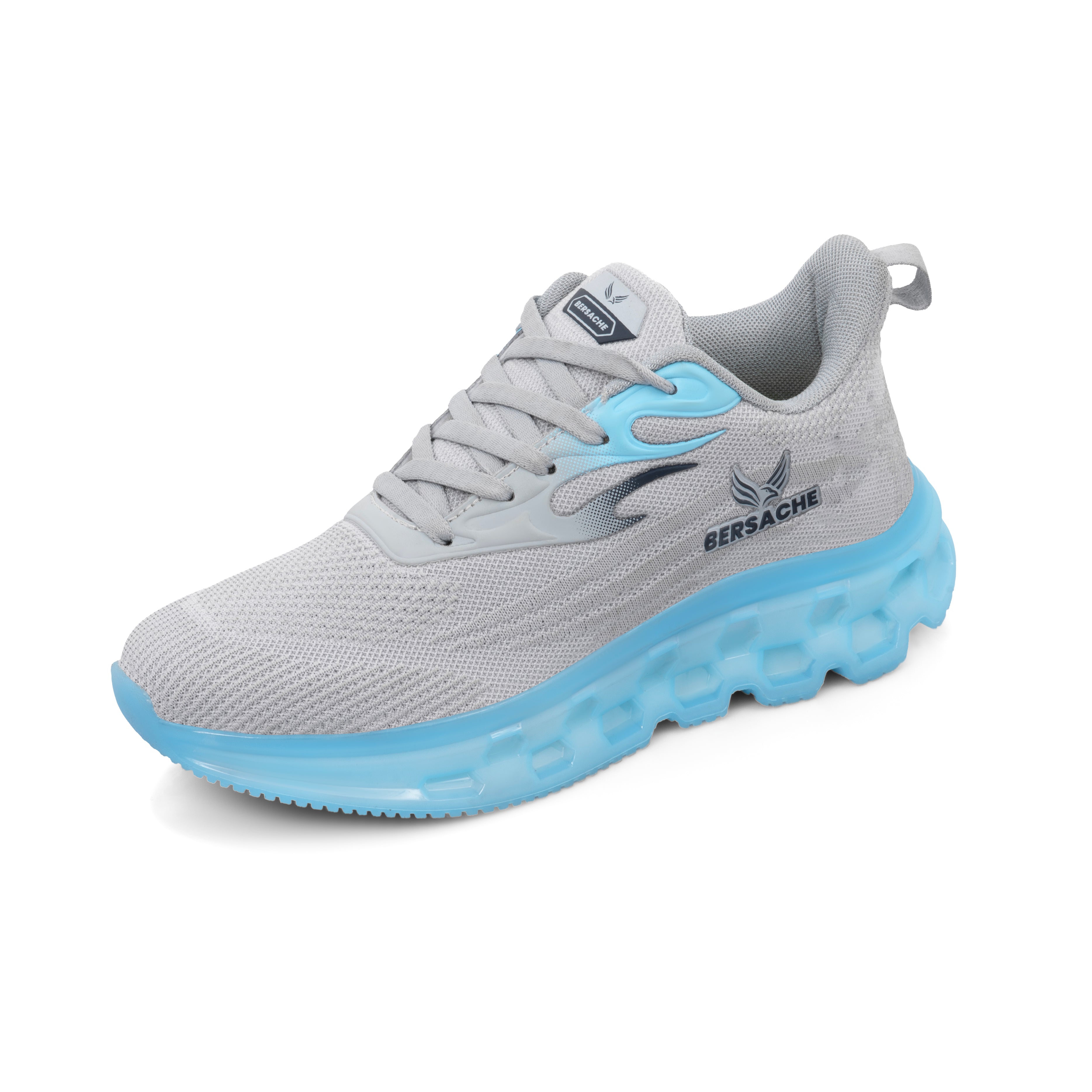 Bersache Premium Sports ,Gym, Trending Stylish Running Shoes For Men  (9198-Grey).