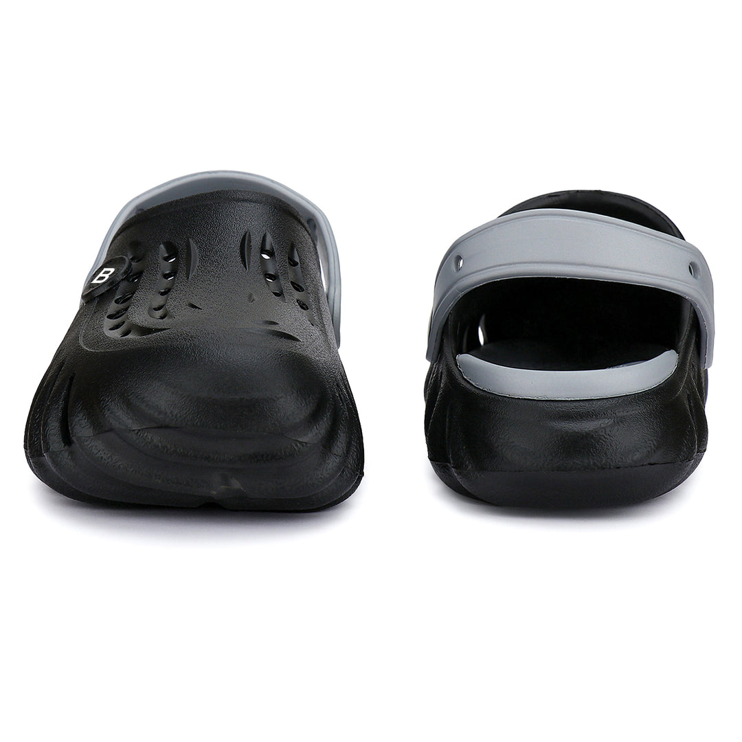 Bersache Extra Soft Classic Casual with  Regular wear with Ultra Soft & Flexibility Technology Clogs for Men's & Boy's-6004-(Black)