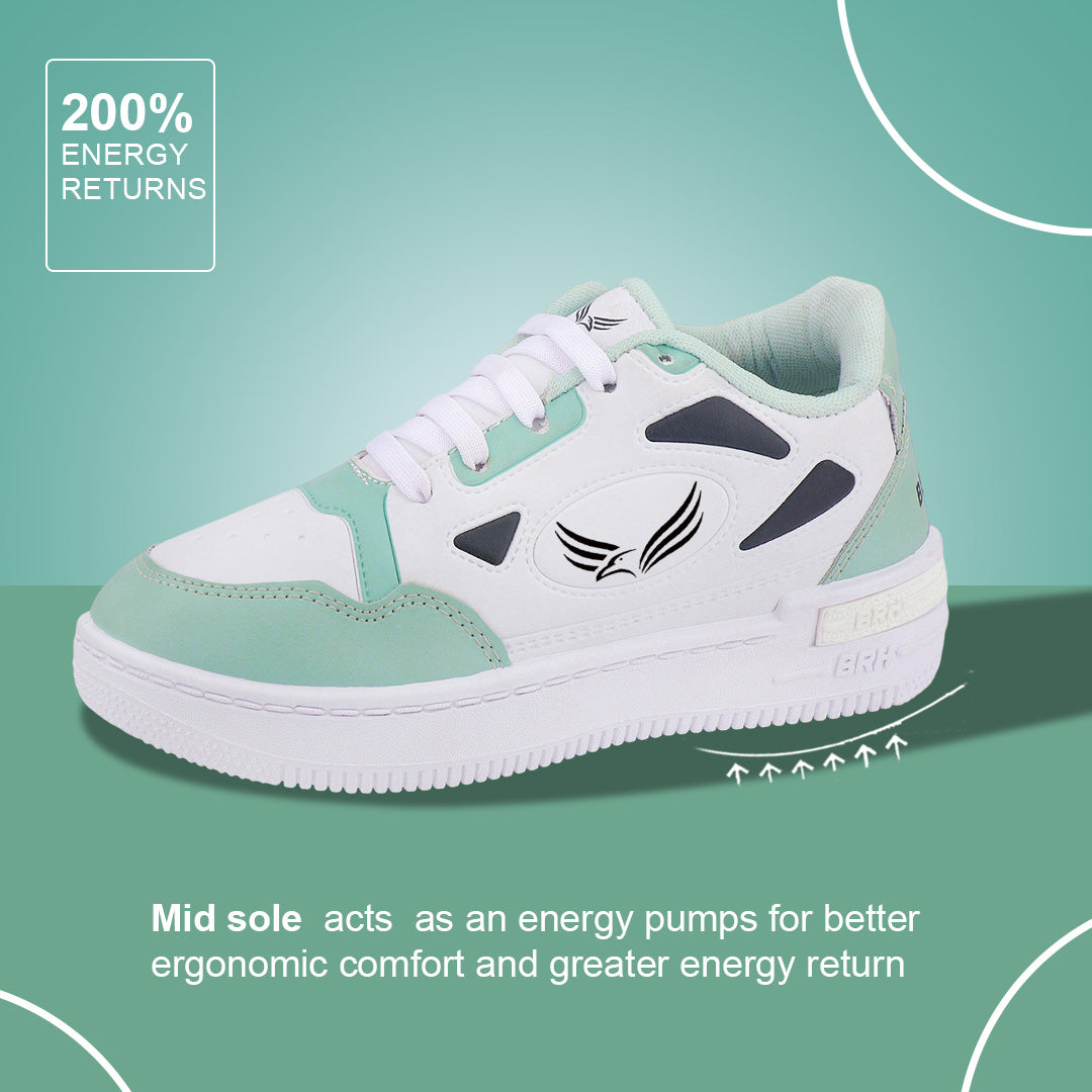 Bersache Sneaker, Loafers ,Casual with Extra comfort Sneaker Colour Changing shoes for Women (8065-Green)
