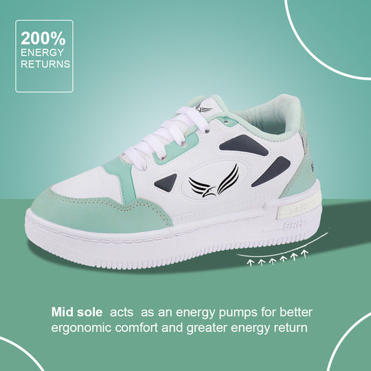 Bersache Sneaker, Loafers ,Casual with Extra comfort Sneaker Colour Changing shoes for Women (8065-Green)