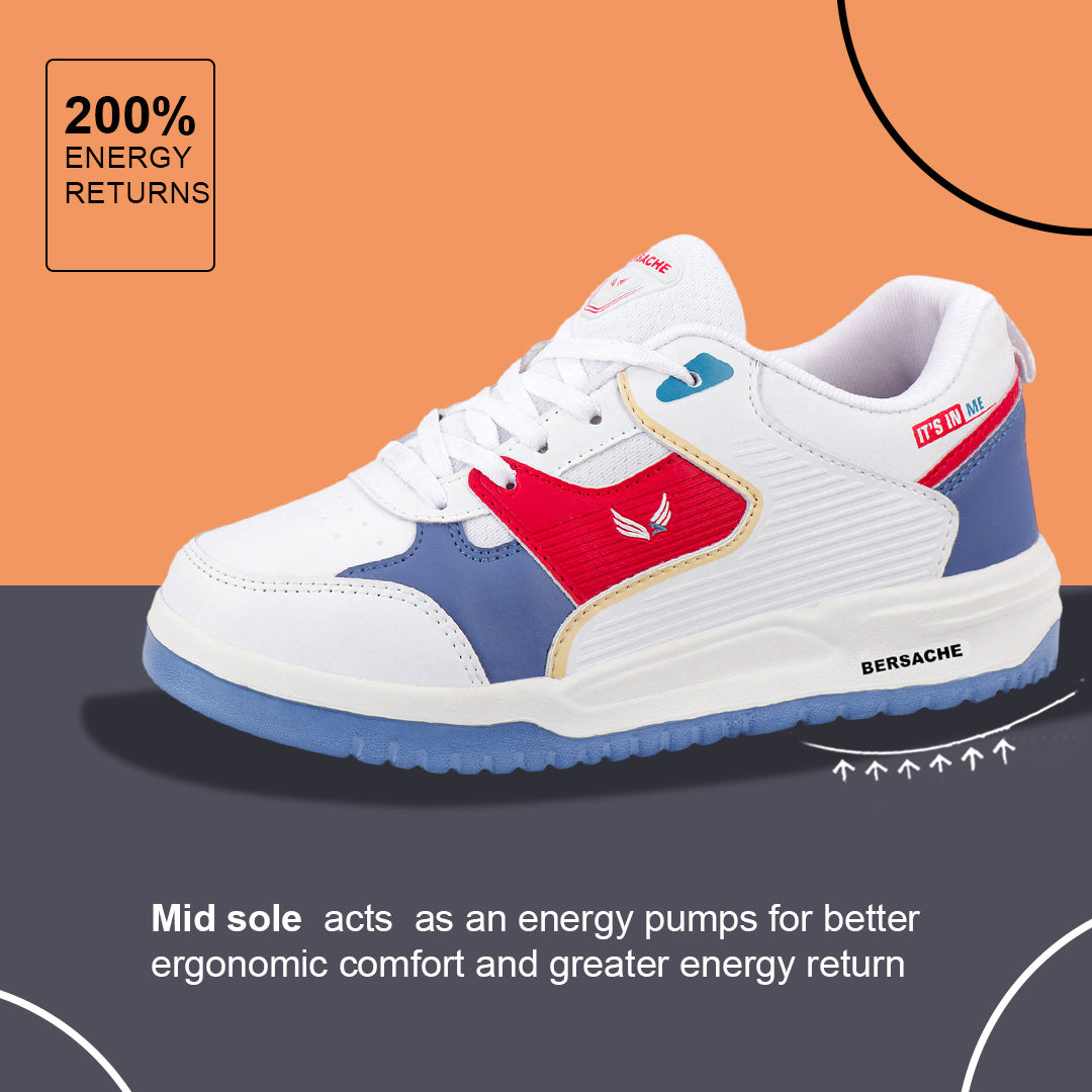Bersache Casual Sneaker shoe for Men| Soft Cushioned Insole , Slip-Resistance Casuals For Men (Green-8147)