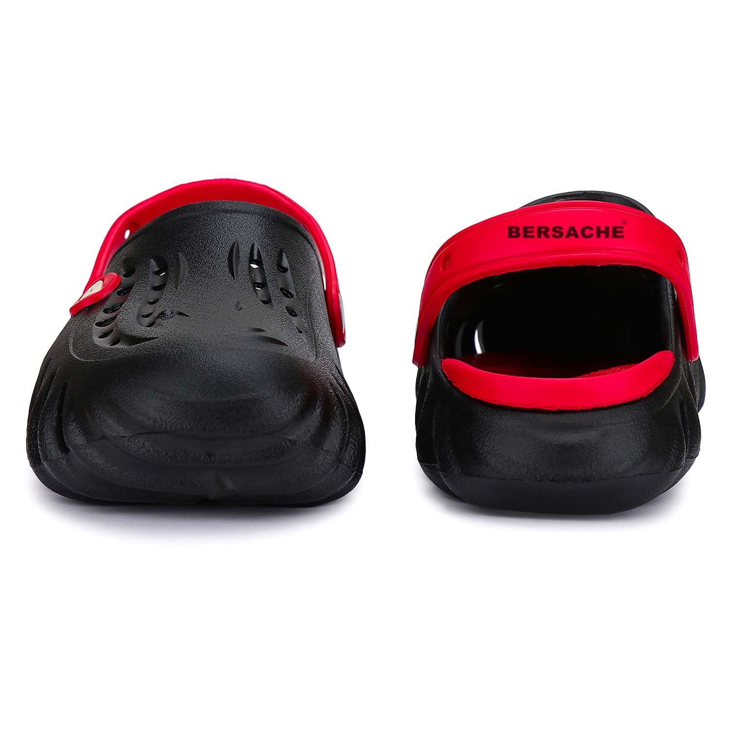 Bersache Extra Soft Classic Casual with  Regular wear with Ultra Soft & Flexibility Technology Clogs for Men's & Boy's Red-6006.