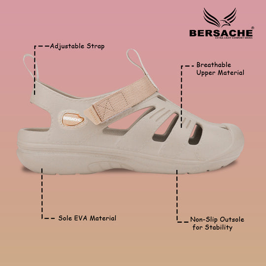 Bersache Extra Soft Classic Casual with  Regular wear with Ultra Soft & Flexibility Technology Flip Flop for Men's & Boy's (6263-Beige)