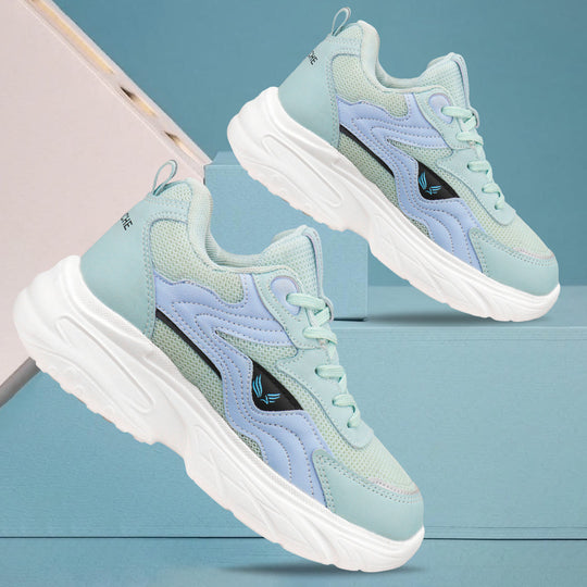 Bersache Premium Sports ,Gym, Trending Stylish Running Colour Changing shoes for Women (8104-Blue)