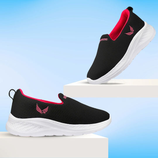 Bersache Premium Sports ,Gym, Trending Stylish Running Colour Changing shoes for Women (8097-Red)