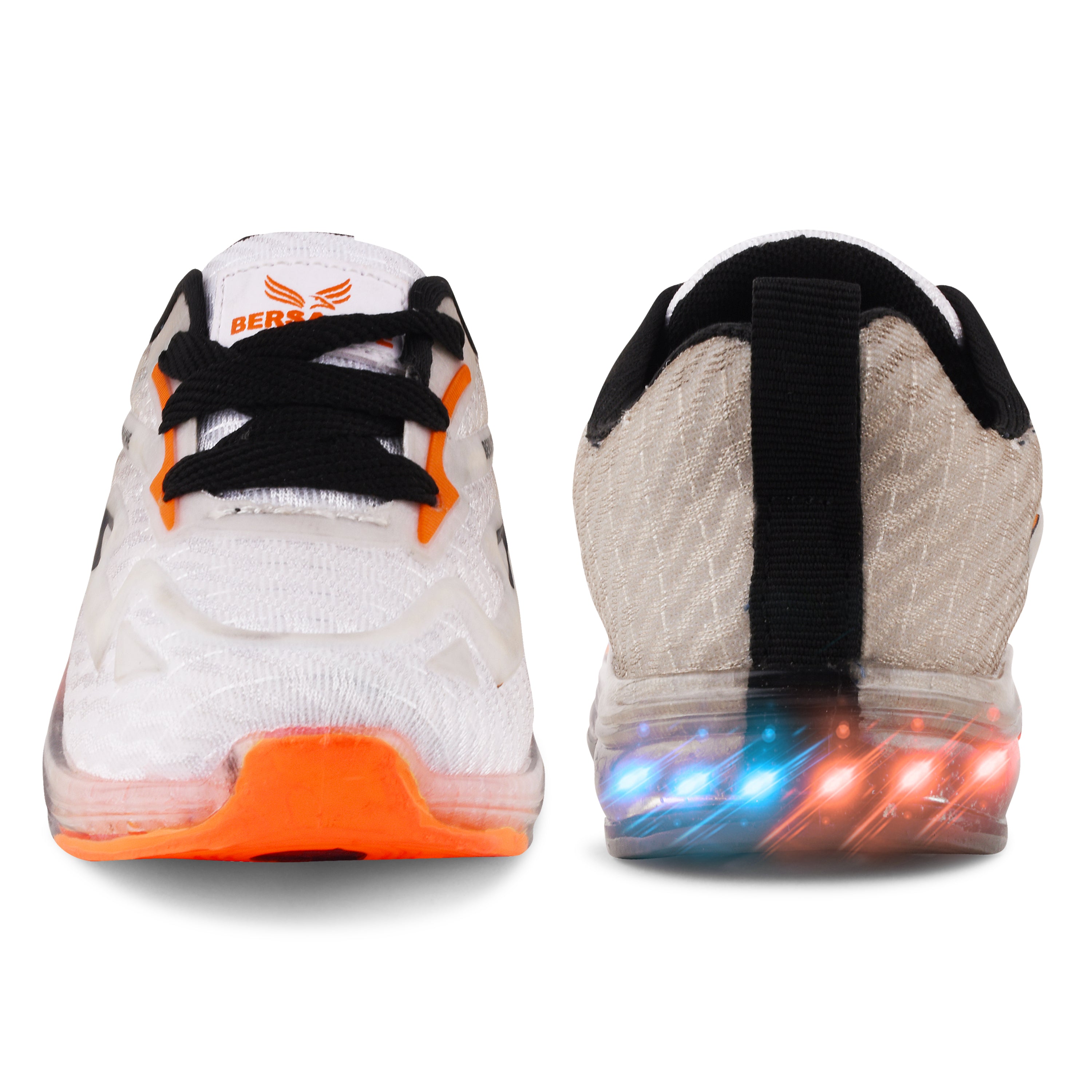 Bersache Premium Sports,walking,Gym,cricket,Trending Running Shoes For Kid's - White -8034.