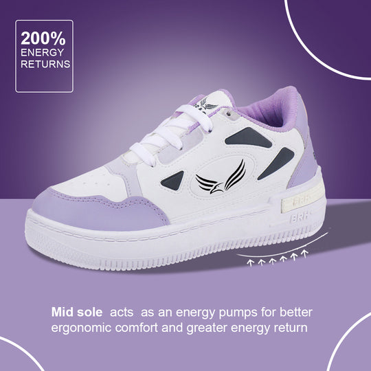 Bersache Sneaker, Loafers ,Casual with Extra comfort Sneaker Colour Changing shoes for Women (Purple-8067)
