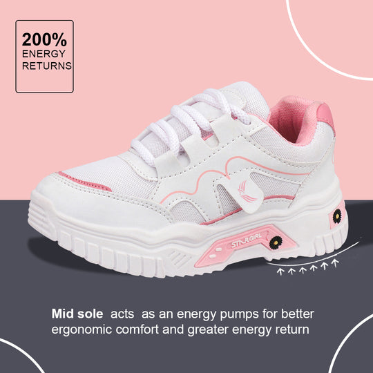 Bersache Sneaker, Loafers ,Casual with Extra comfort Sneaker Colour Changing shoes for Women (Pink-8102)