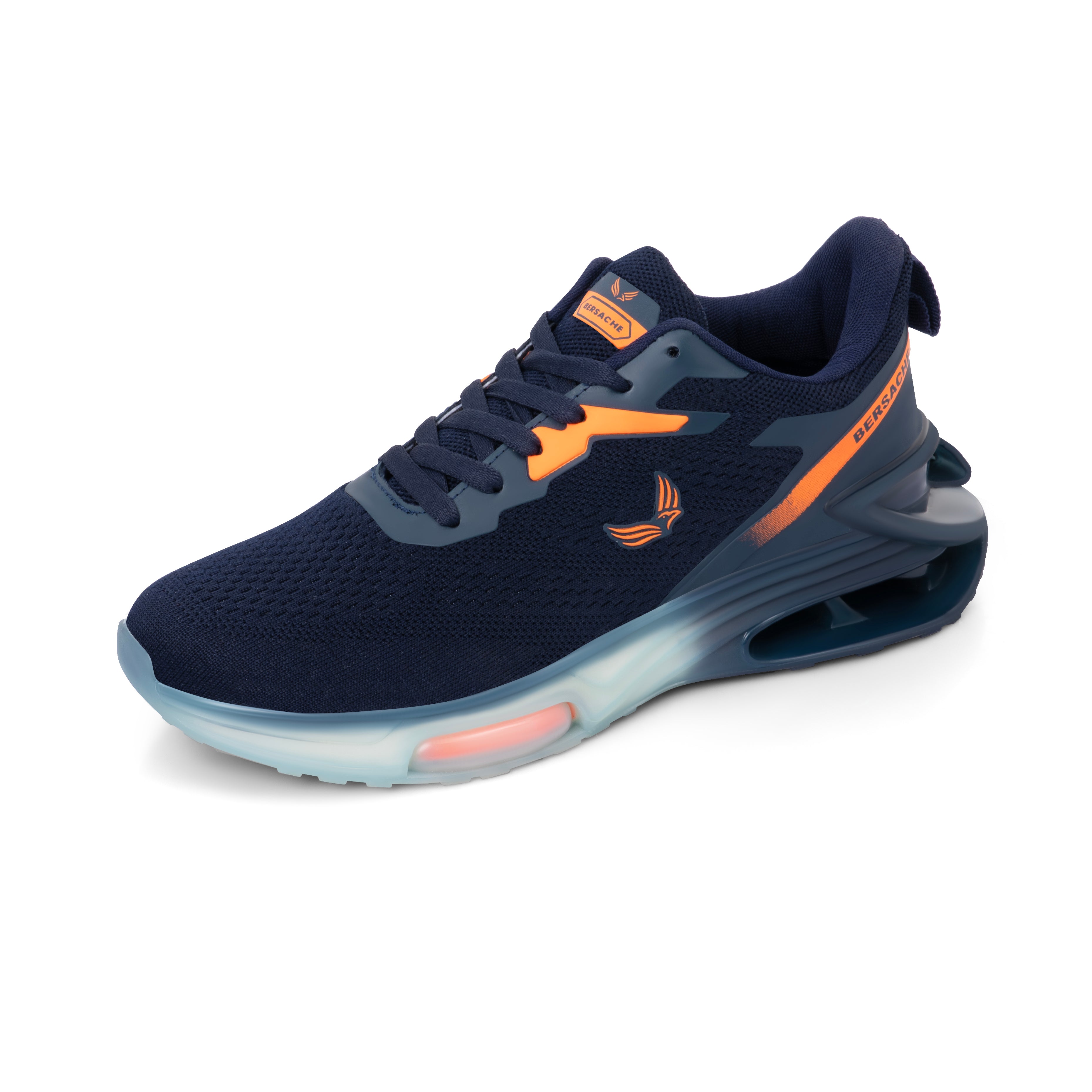 Bersache Premium Sports ,Gym, Trending Stylish Running Shoes For Men  (9193-Navy Blue) .