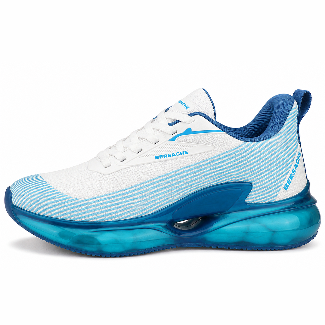 Bersache Premium Sports , Walking,Gym, Cricket, Trending  Running Shoes For Men's (Blue & White-9232)