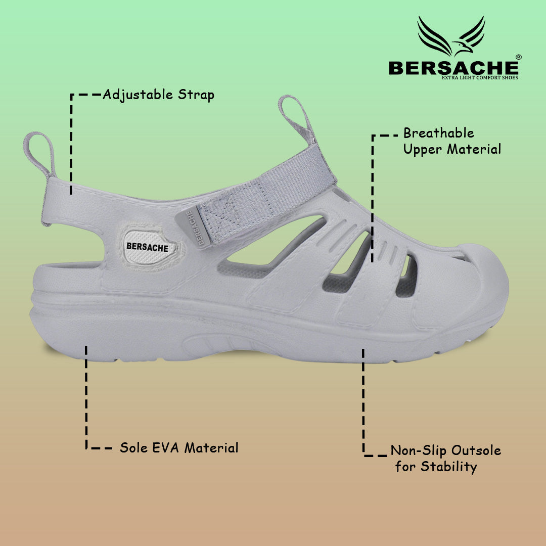Bersache Extra Soft Classic Casual with  Regular wear with Ultra Soft & Flexibility Technology Flip Flop for Men's & Boy's (6264-Grey)
