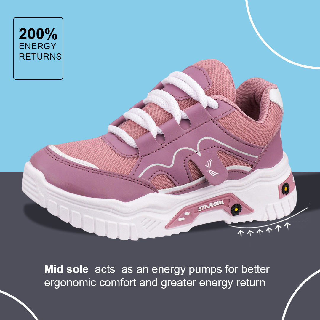 Bersache Sneaker, Loafers ,Casual with Extra comfort Sneaker Colour Changing shoes for Women (Purple-8103)