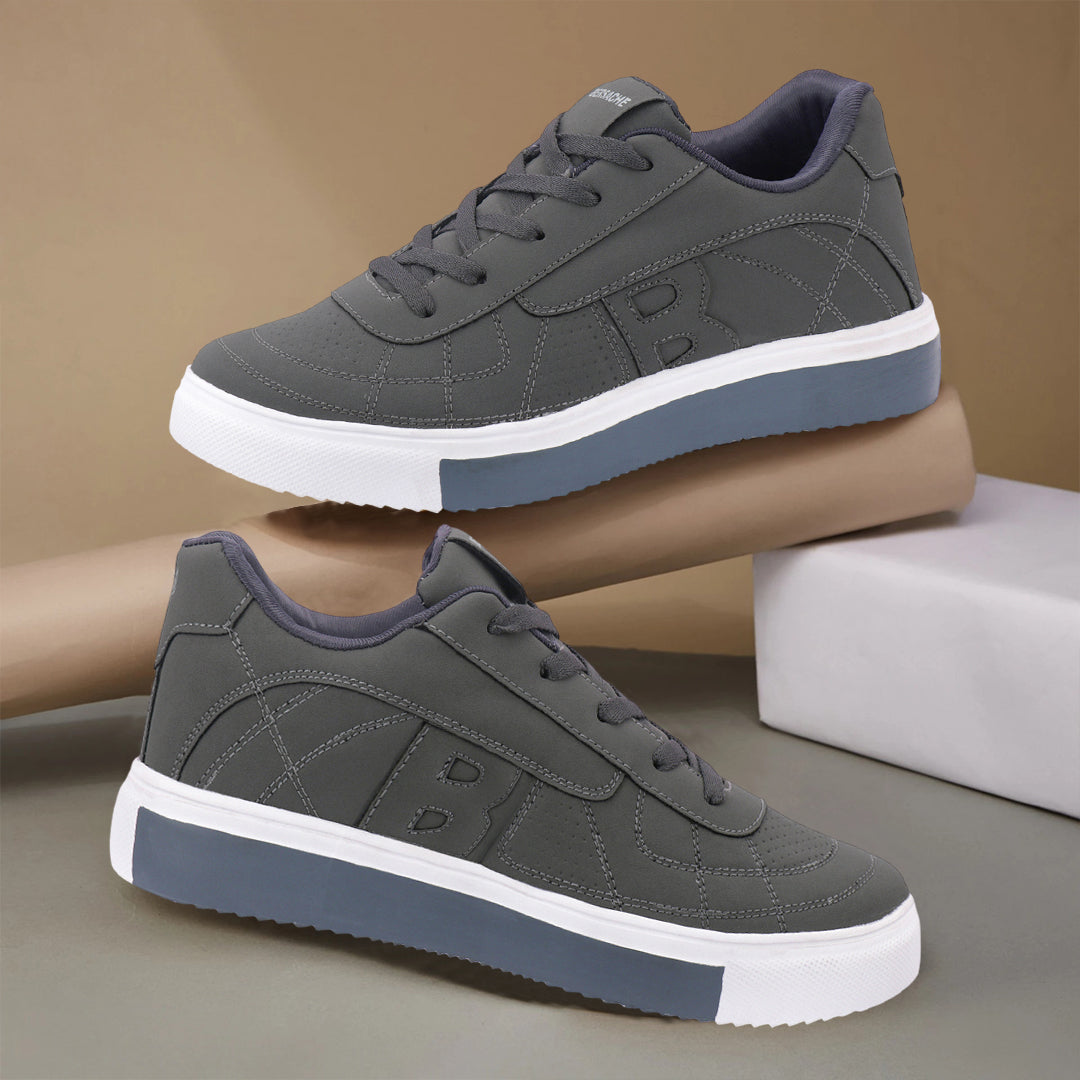 Bersache Premium Sports ,walking,Gym,cricket, Trending  Running Shoes For Men's (Grey-8119)