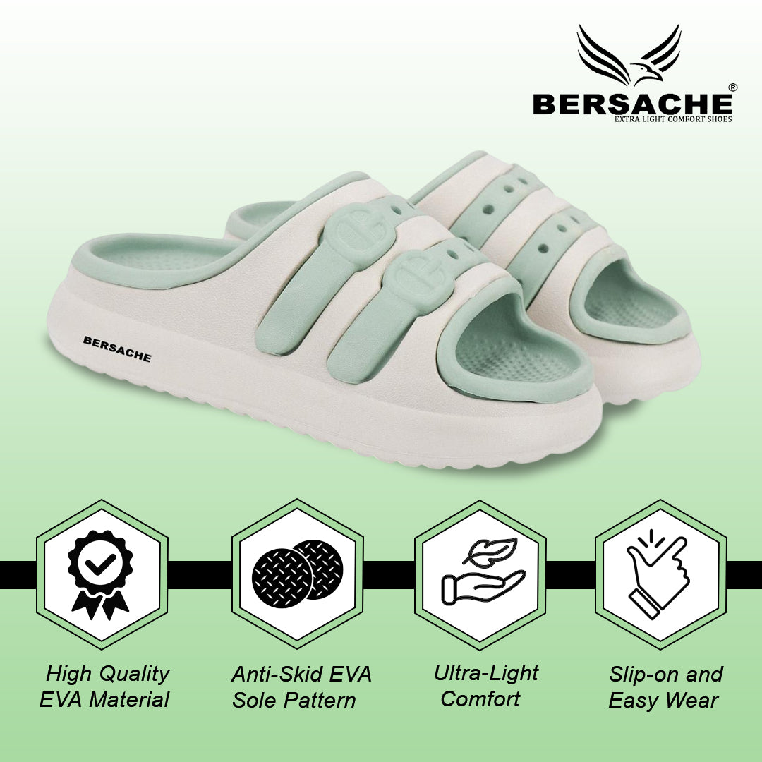 Bersache Extra Soft Classic Casual CHAPPAL with  Regular wear with Ultra Soft & Flexibility Technology Sandal for Kids's - Green -6321.