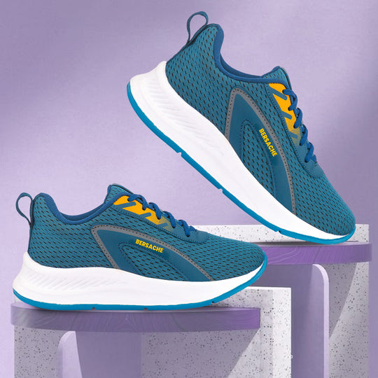 Bersache Premium Sports,Gym, Trending Stylish Running Shoes For Men (8090-Sky-Blue)