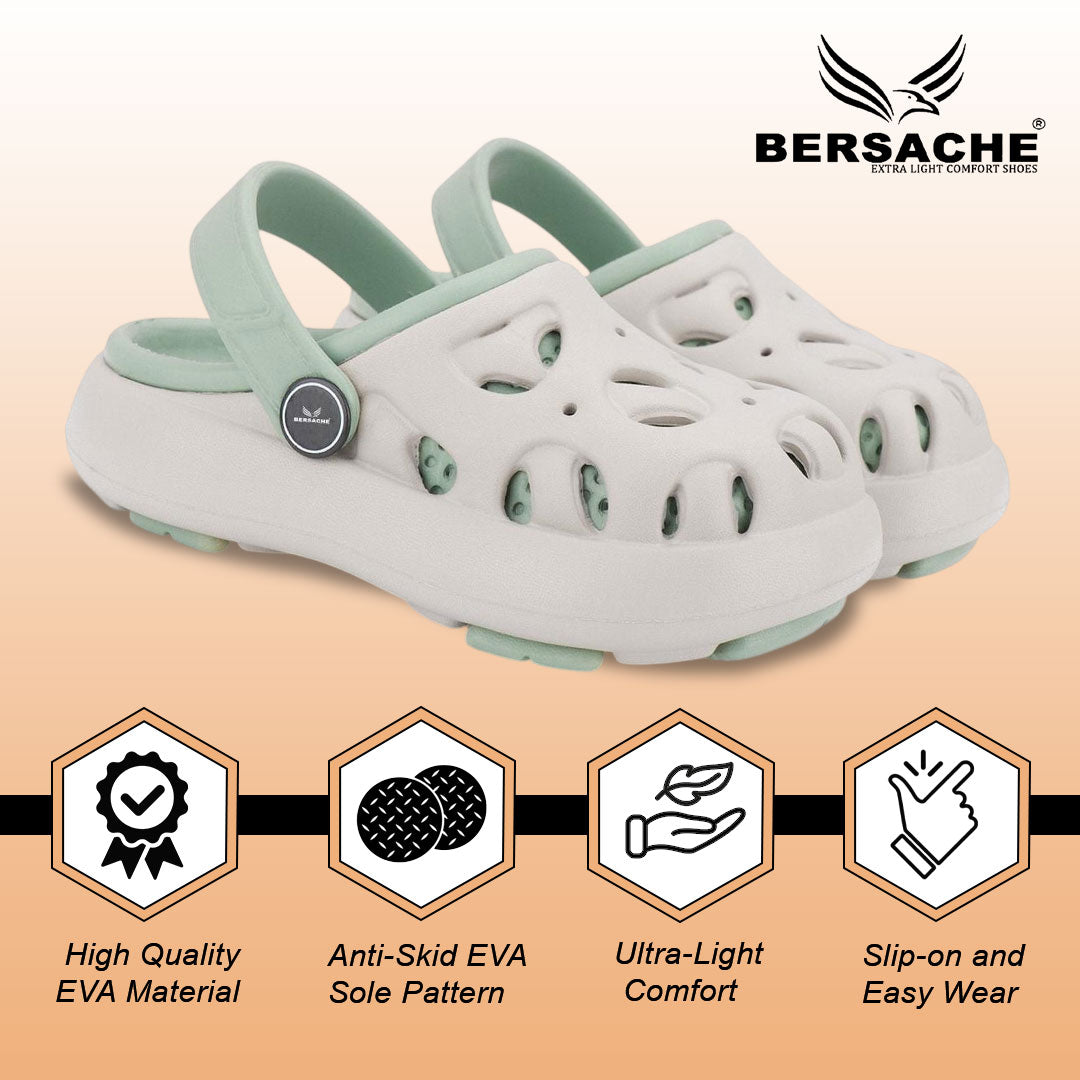 Bersache Extra Soft Classic Casual CHAPPAL with  Regular wear with Ultra Soft & Flexibility Technology Clog's for Kids's - Beige -6315.