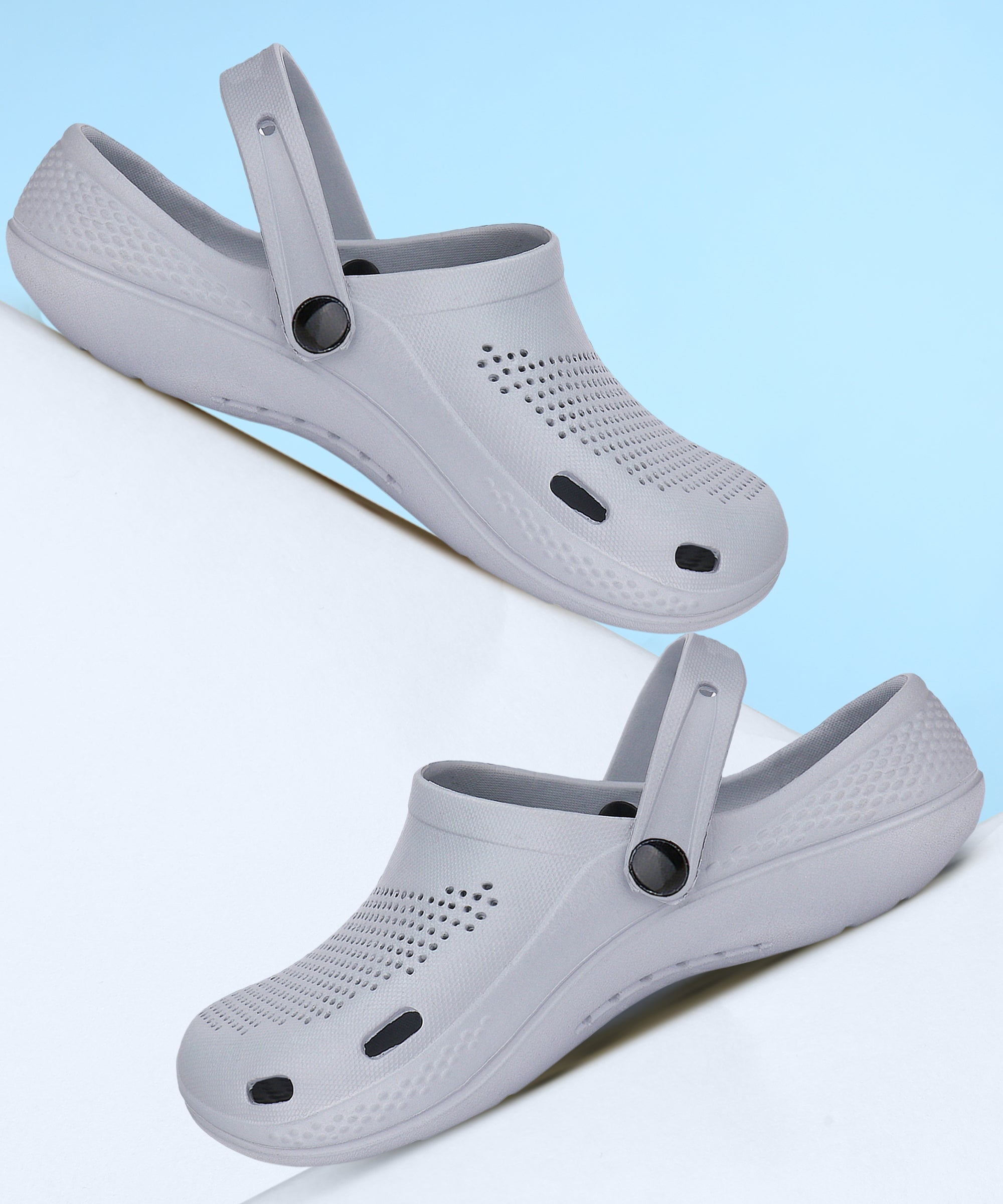 Bersache Extra Soft Classic Casual with Back Strap Regular wear with Ultra Soft & Flexibility Technology Sandal for Men's/ Boy's Grey-6012