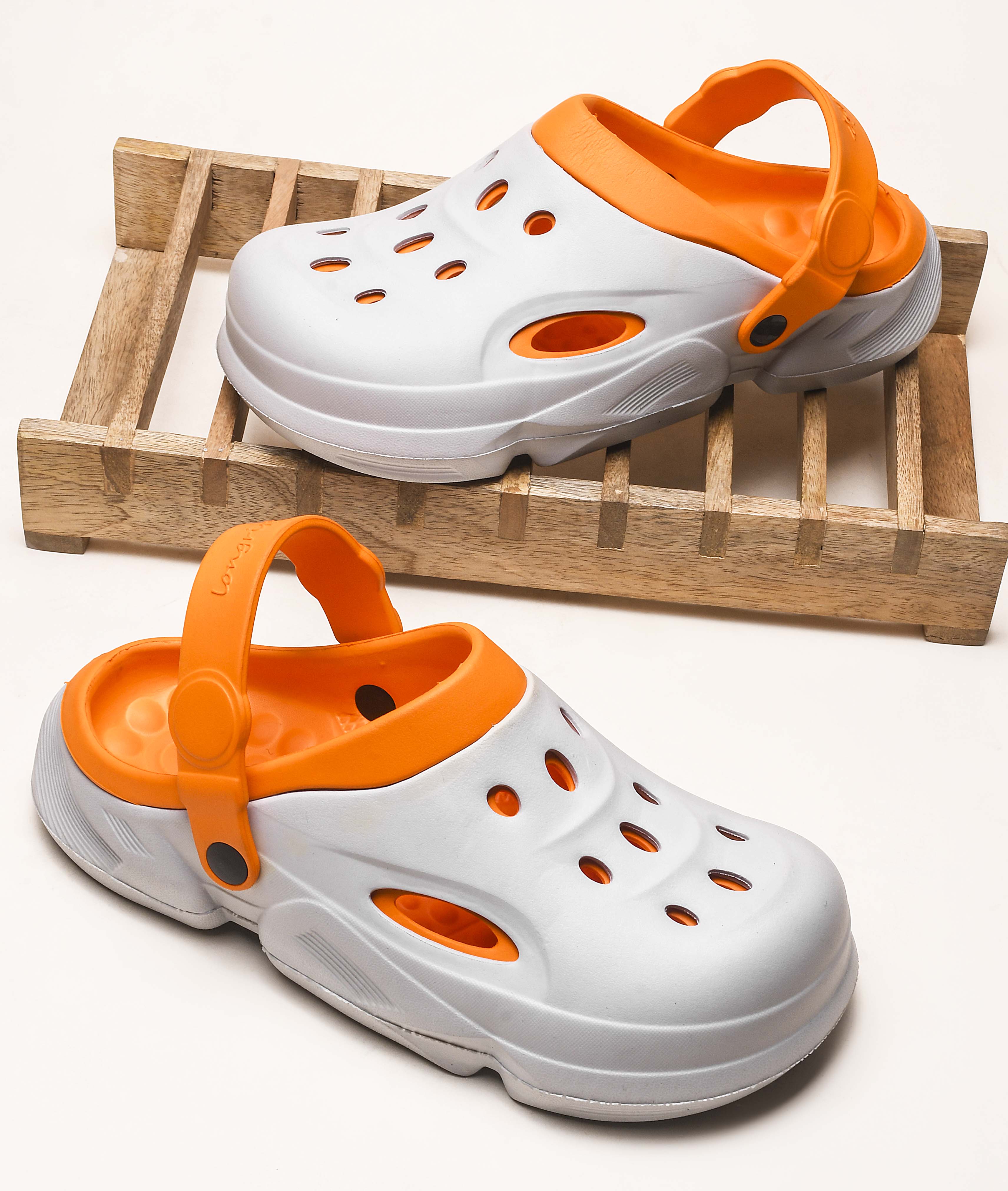 Bersache Extra Soft Classic Casual with Back Strap Regular wear with Ultra Soft & Flexibility Technology Flip-Flop for Men's/ Boy's - Orange-6034