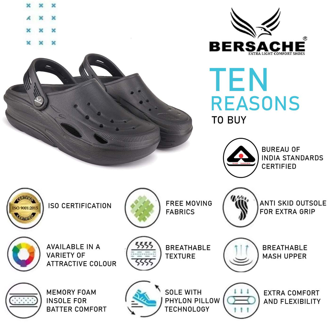 Bersache Extra Soft Classic Casual with Back Strap Regular wear with Ultra Soft & Flexibility Technology Flip-Flop for Men's/ Boy's 6070-Navy