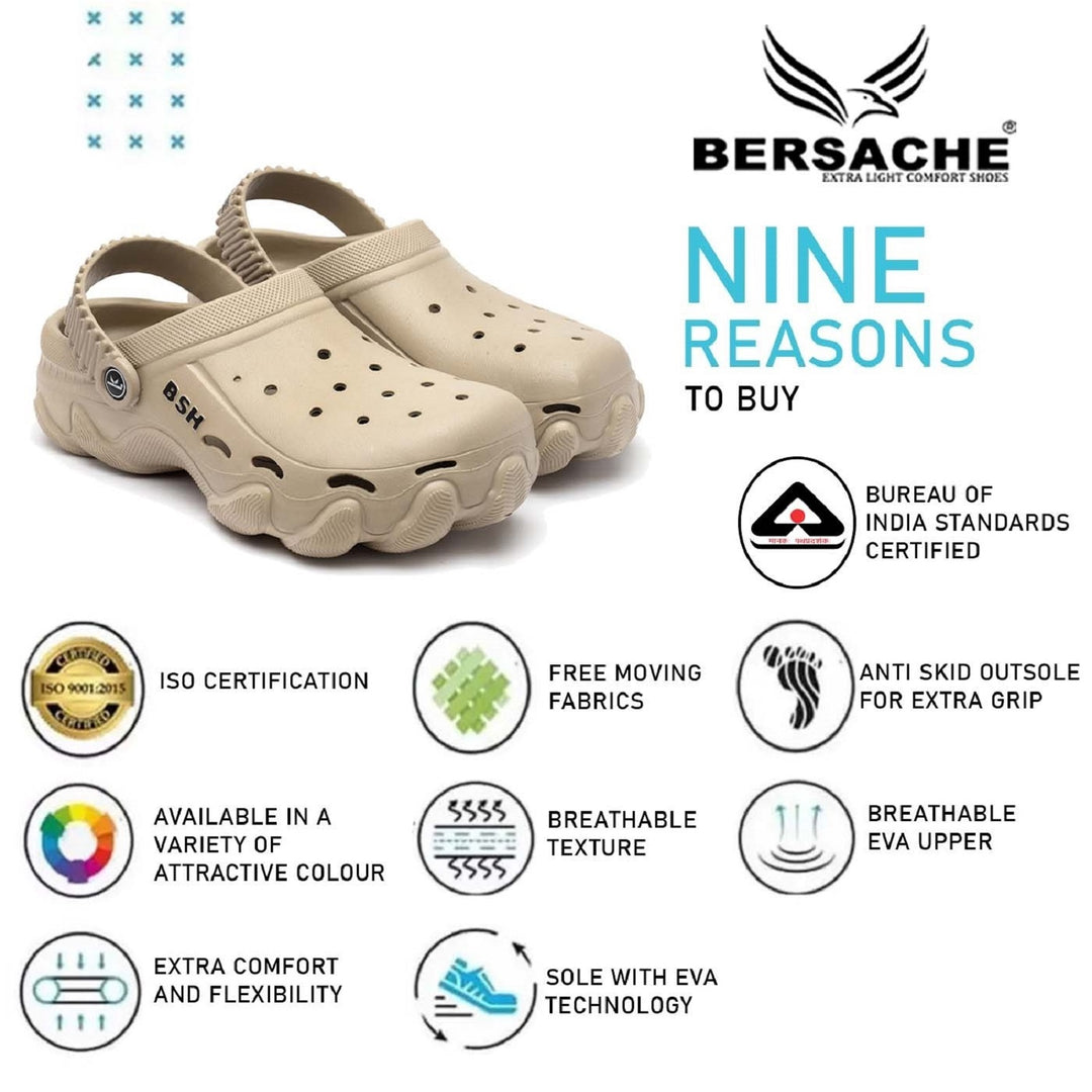 Bersache Extra Soft Classic Casual with  Regular wear with Ultra Soft & Flexibility Technology Flip Flop for Men's & Boy's --(Beige) -6089