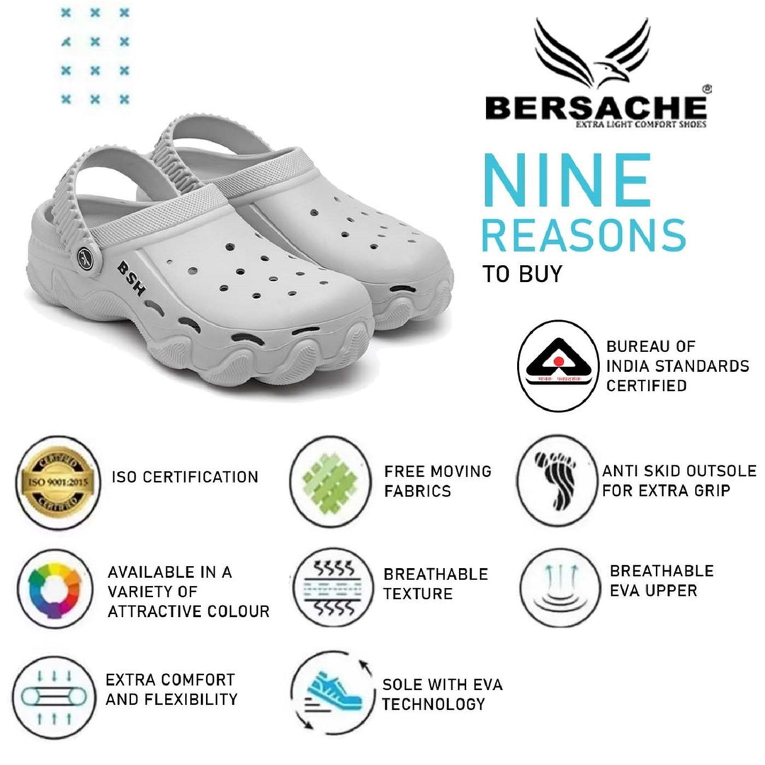 Bersache Extra Soft Classic Casual with  Regular wear with Ultra Soft & Flexibility Technology Flip Flop for Men's & Boy's-Grey-6090