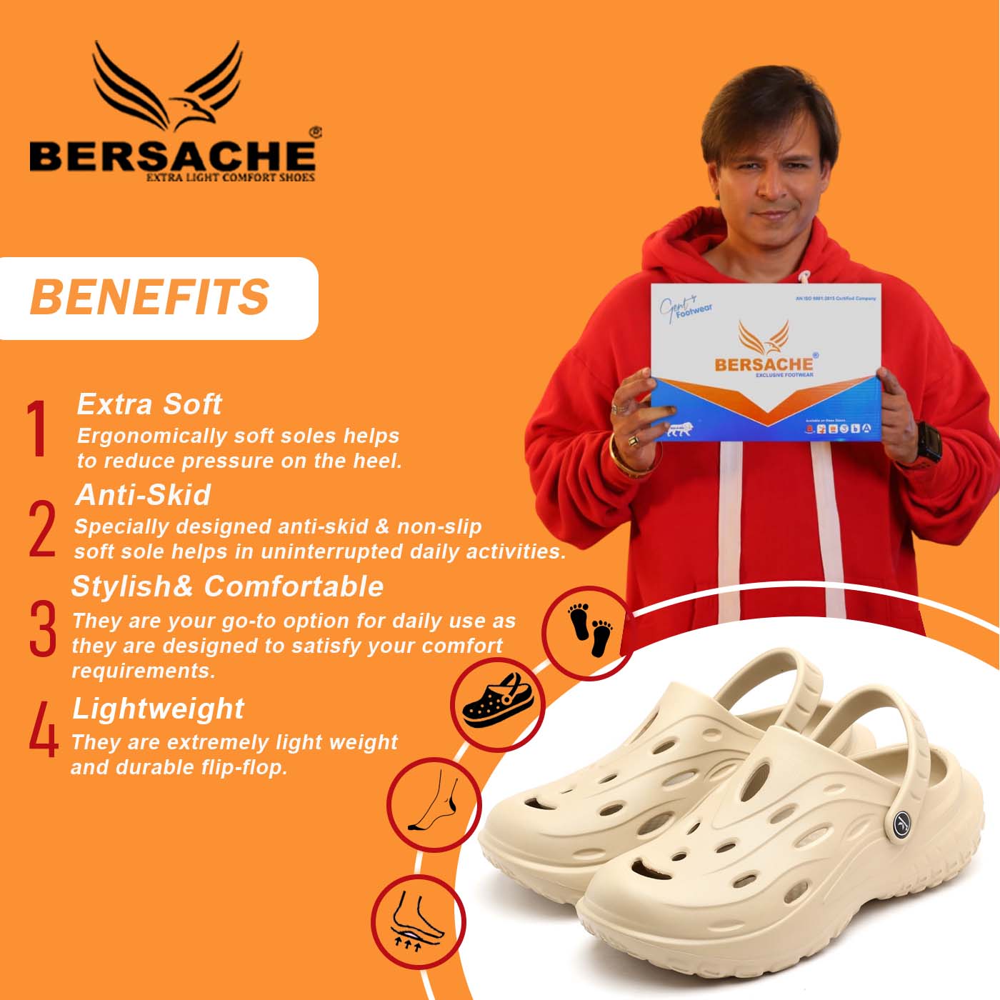 Bersache Extra Soft Classic Casual with  Regular wear with Ultra Soft & Flexibility Technology Flip Flop for Men's & Boy's 6124