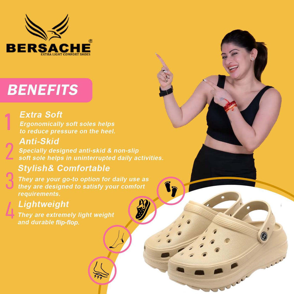 Bersache Extra Soft Classic Casual with  Regular wear with Ultra Soft & Flexibility Technology Flip Flop For women's/Girl's-(6129-