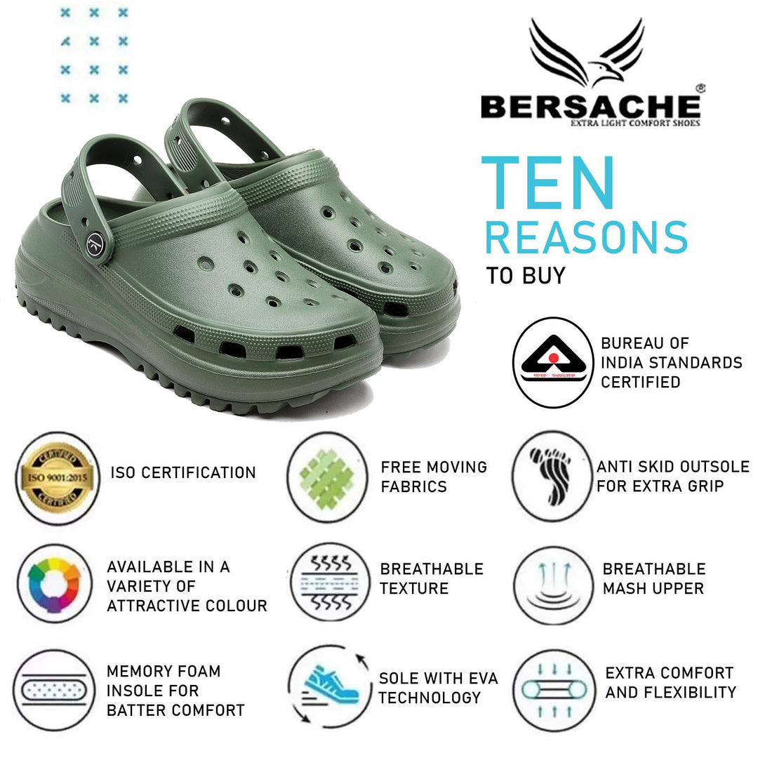 Bersache Extra Soft Classic Casual with  Regular wear with Ultra Soft & Flexibility Technology Flip Flop For women's/Girl's-(6132-Green)