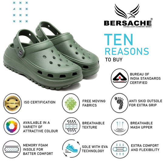 Bersache Extra Soft Classic Casual with  Regular wear with Ultra Soft & Flexibility Technology Flip Flop For women's/Girl's-(6132-Green)