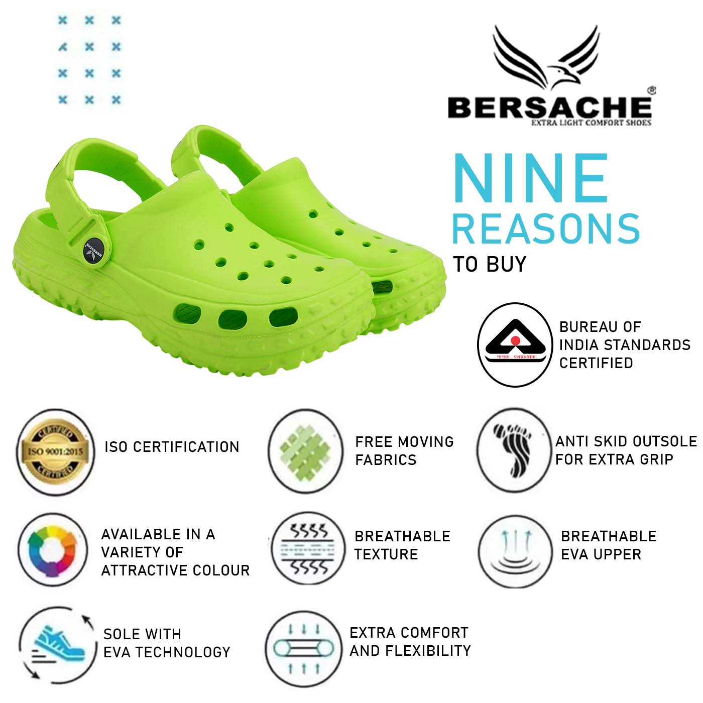Bersache Extra Soft Classic Casual CHAPPAL with  Regular wear with Ultra Soft & Flexibility Technology Slipper for Kids's - Green -6202.