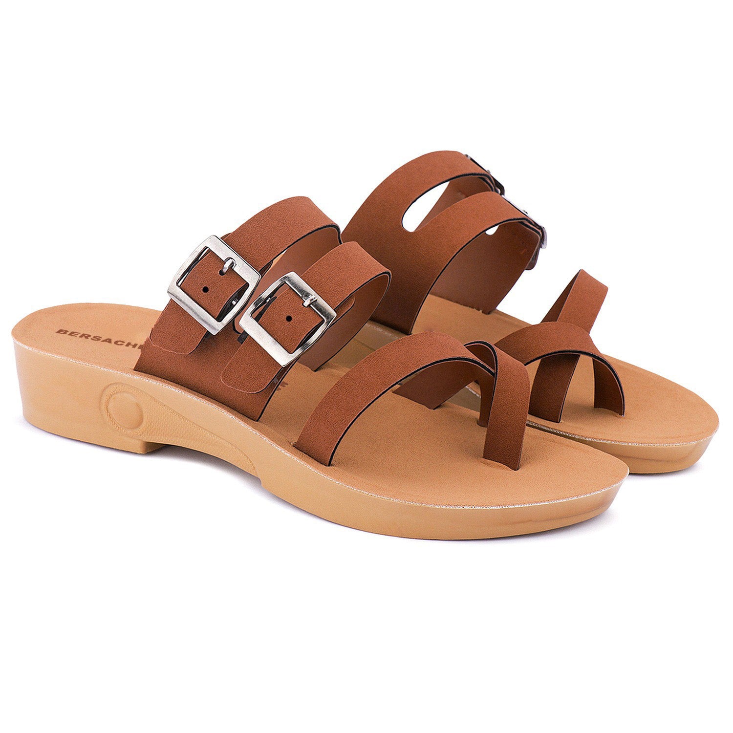 Bersache Extra Soft Classic Casual with  Regular wear with Ultra Soft & Flexibility Technology Slipper For Women's & Girl's-(6238-Brown)