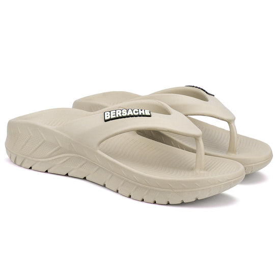 Bersache Extra Soft Classic Casual with  Regular wear with Ultra Soft & Flexibility Technology Sandal For men's & boy's-Beige-6256