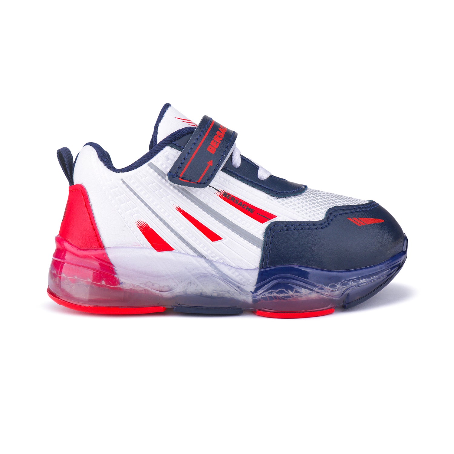 Bersache Casual Sneaker shoe for Kids|Soft Cushioned Insole,Slip-Resistance Casuals For Kids - Red -8040.
