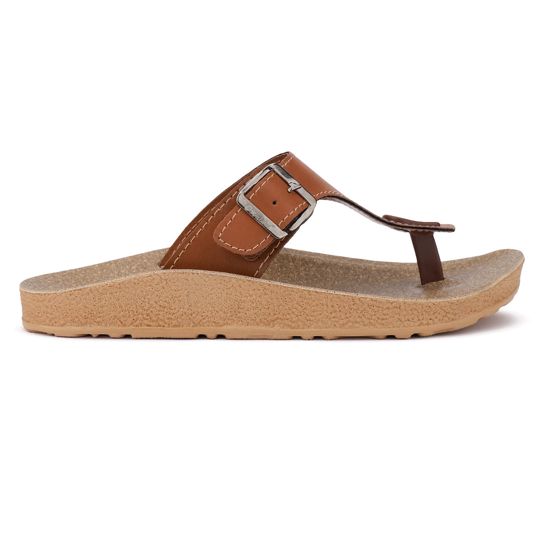 Bersache Extra Soft Classic Casual with  Regular wear with Ultra Soft & Flexibility Technology Flip-Flop for Men's & Boy's (6210-Tan)
