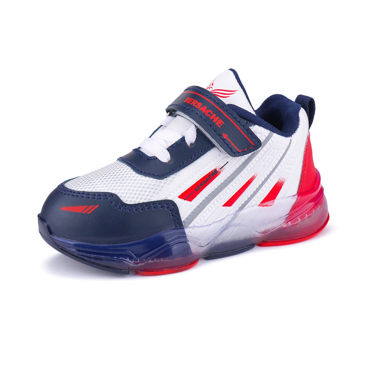 Bersache Casual Sneaker shoe for Kids|Soft Cushioned Insole,Slip-Resistance Casuals For Kids - Red -8040.