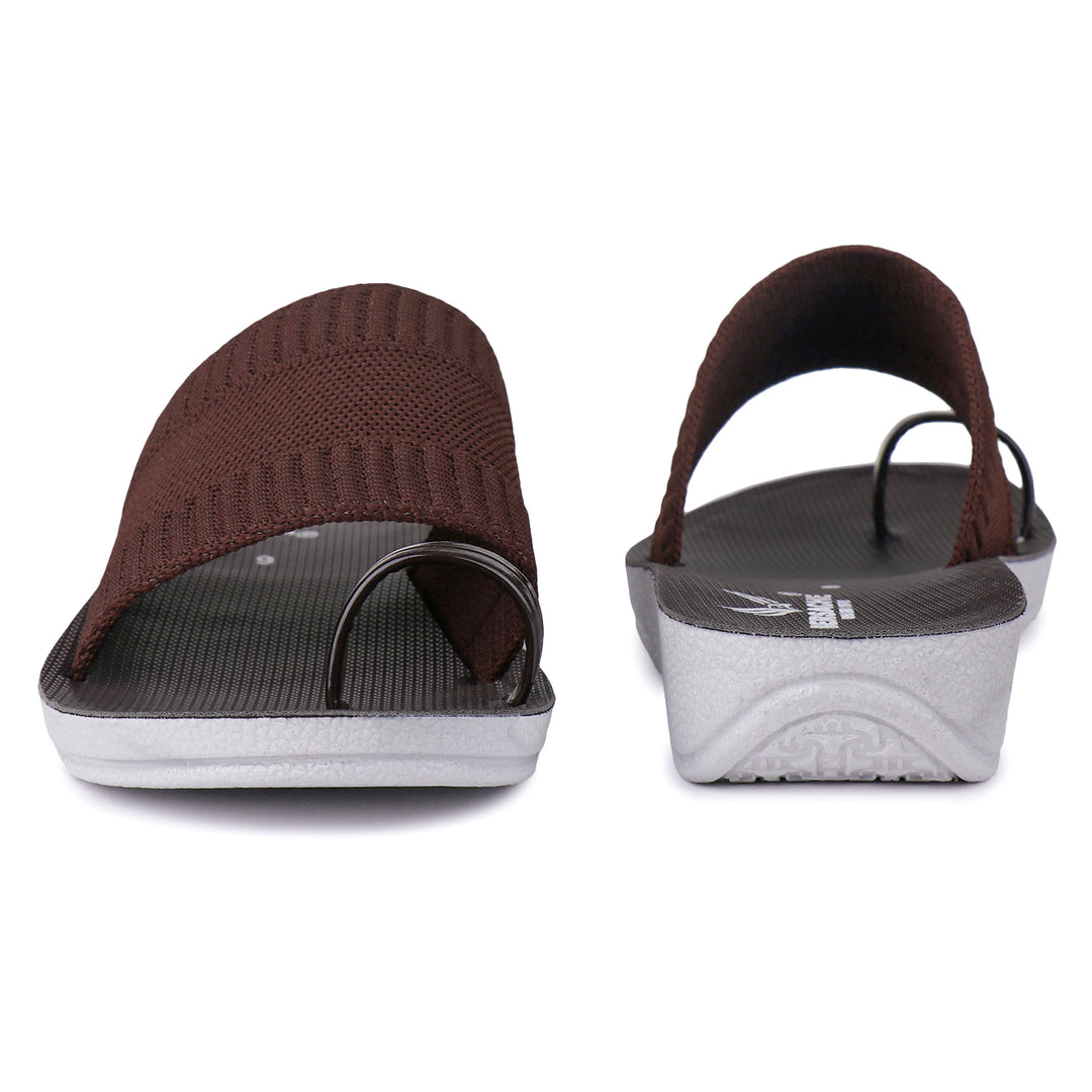 Bersache Extra Soft Classic Casual with  Regular wear with Ultra Soft & Flexibility Technology Flip Flop For Women's/Girl's-(6152-Brown)