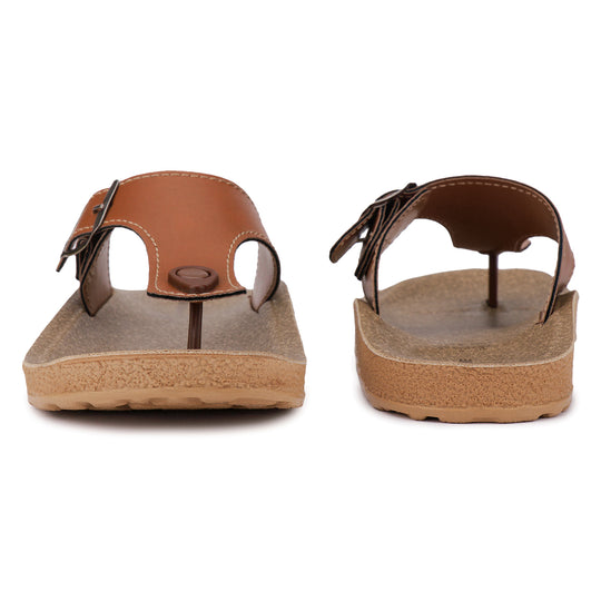 Bersache Extra Soft Classic Casual with  Regular wear with Ultra Soft & Flexibility Technology Flip-Flop for Men's & Boy's (6210-Tan)