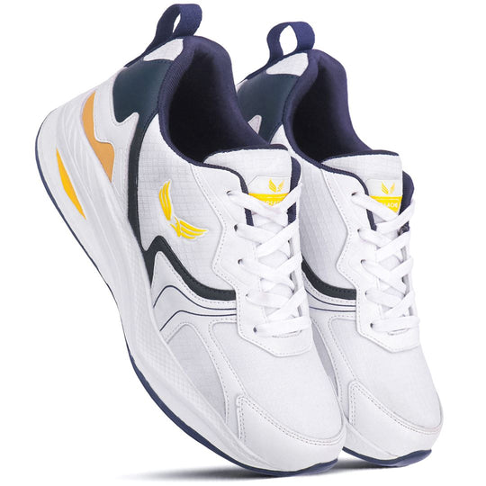 Bersache Casual Sneaker shoe for Men| Soft Cushioned Insole , Slip-Resistance Casuals For Men (8116-White)