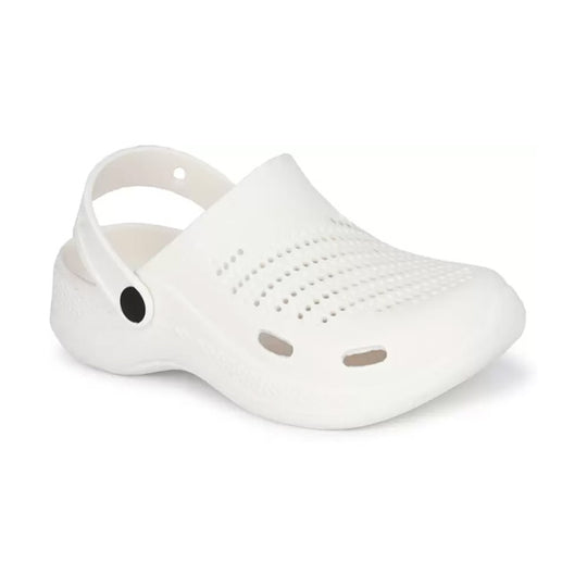 Bersache Extra Soft Classic Casual with  Regular wear with Ultra Soft & Flexibility Technology Clogs for Men's & Boy's- 6010- White