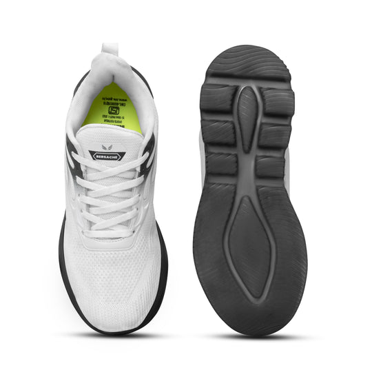 Bersache Premium Sports ,Gym, Trending Stylish Running Shoes For Men  (9197-White)