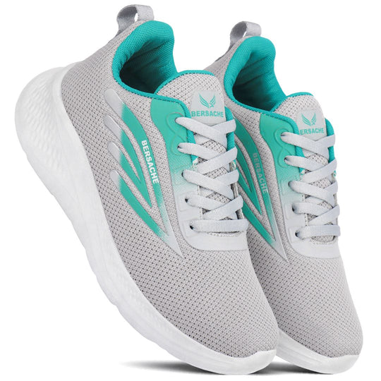 Bersache Premium Sports ,Gym, Trending Stylish Running Colour Changing shoes for Women (8093-Grey)