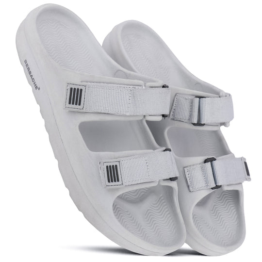 Bersache Extra Soft Classic Casual with  Regular wear with Ultra Soft & Flexibility Technology Flipflop For Men's & Boy's-(Grey-6286)