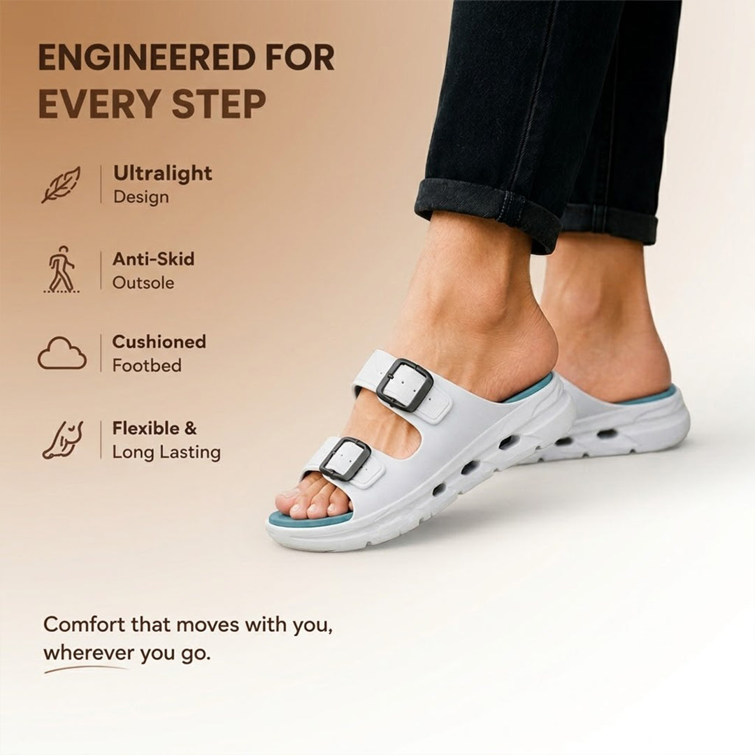 Bersache Extra Soft Classic Casual CHAPPAL with  Regular wear with Ultra Soft & Flexibility Technology  Slippers for Men's-(6340-Sea-Green & White).